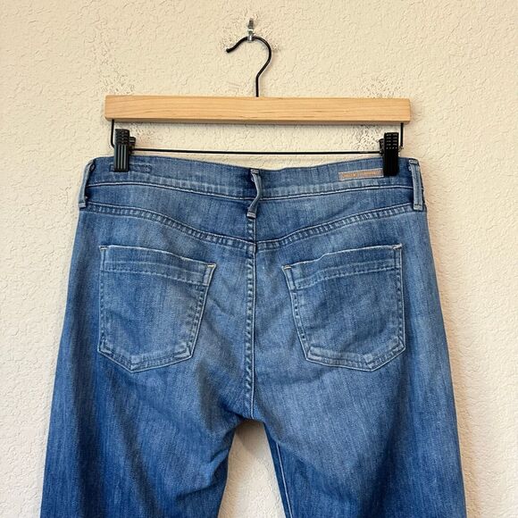 CITIZENS OF HUMANITY Dani Cropped Straight Leg Jeans Low-rise in Blue - Picture 7 of 16